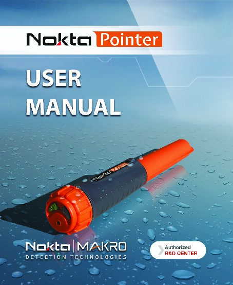Інструкція користувача Nokta Pointer • en