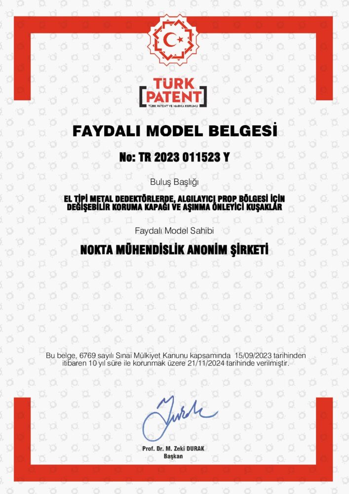 Utility Model Certificate • Türkiye