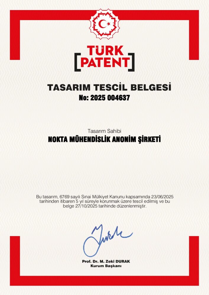 Certificate: The Legend 2 Metal Detector Graphic Interface Design • Türkiye
