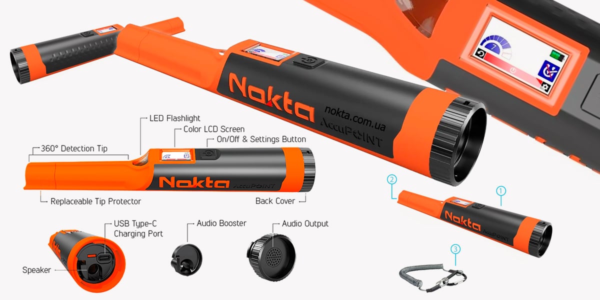 Виробник Nokta представив нову полегшену версію пінпоінтера - Nokta Accupoint Lite.